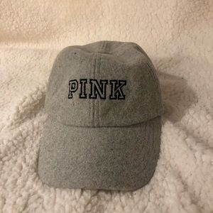 Brand New VS Pink Gray Wool Baseball Hat